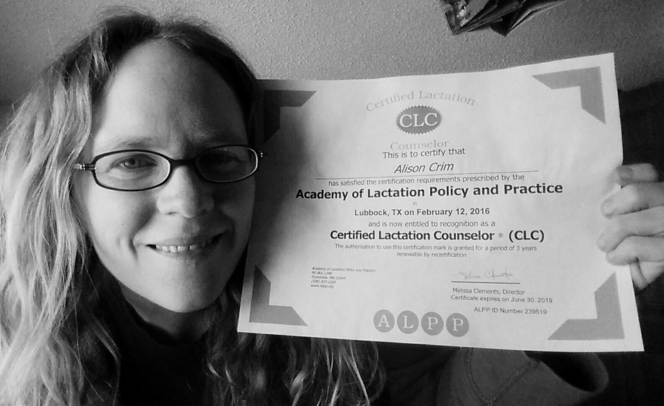 certified lactation consultant certificate