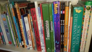The homeschool bookshelf is growing