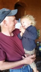 boy 2 toddler big smile grandpa clapping hands