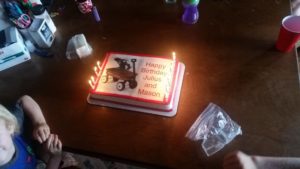 birthday cake, Zelda, wagon, 12, 4, home-farm